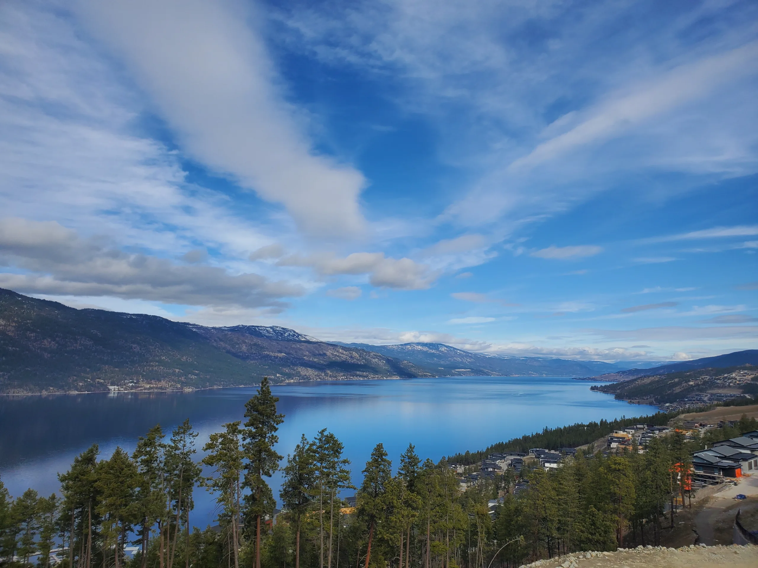 kelowna british columbia mckinley bay lake and forest